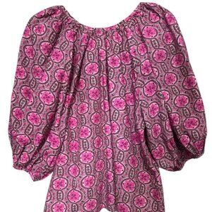 Rhode Rowan Top Hot Pink